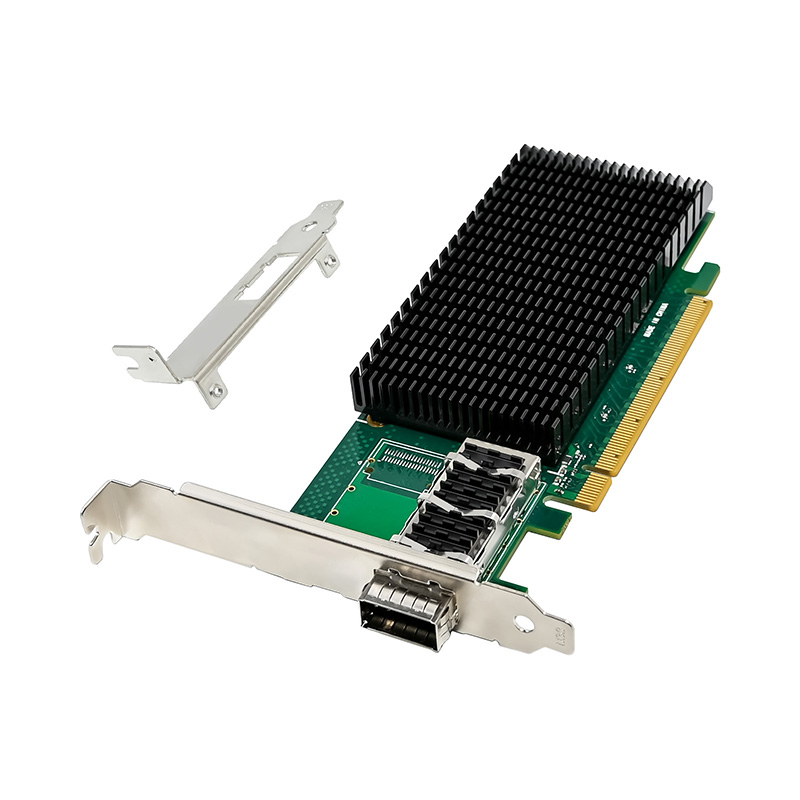 100Gbe Qsfp28 Network Card - Einzelport 100GbE QSFP28 Glasfaser-Ethernet Intel E810-CQDA1